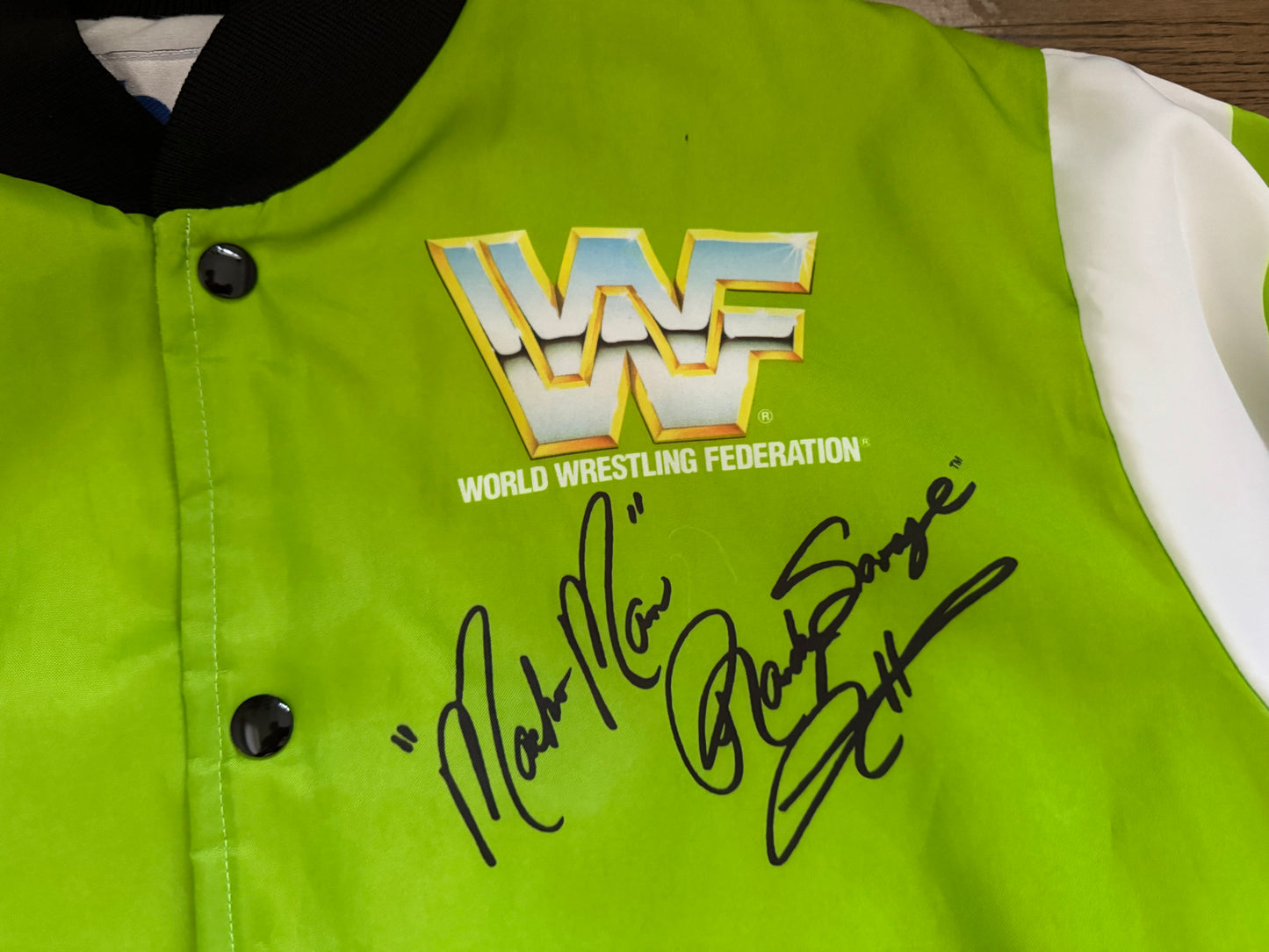 1993 WWF “Macho Man” Randy Savage Chalkline catalog shirt