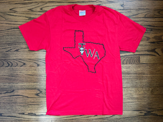 2000 Texas Wrestling Academy two sided shirt “www.HBK-TWA.com”
 