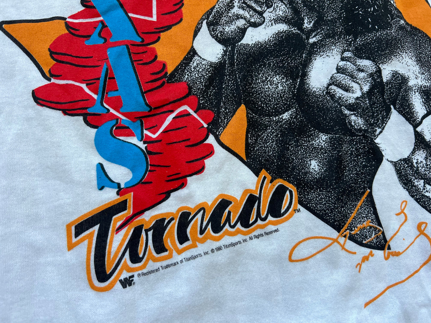 1990 WWF “The Texas Tornado” Kerry Von Erich shirt
