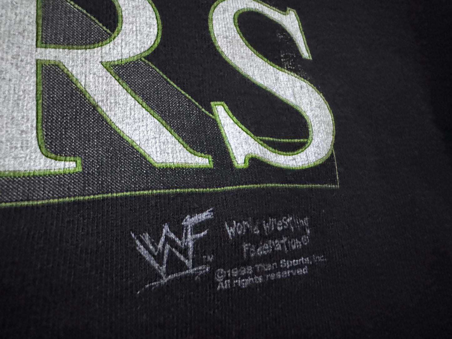 1998 WWF D-Generation X “Bow to the Masters” two sided shirt featuring X-Pac, Chyna and Triple H
