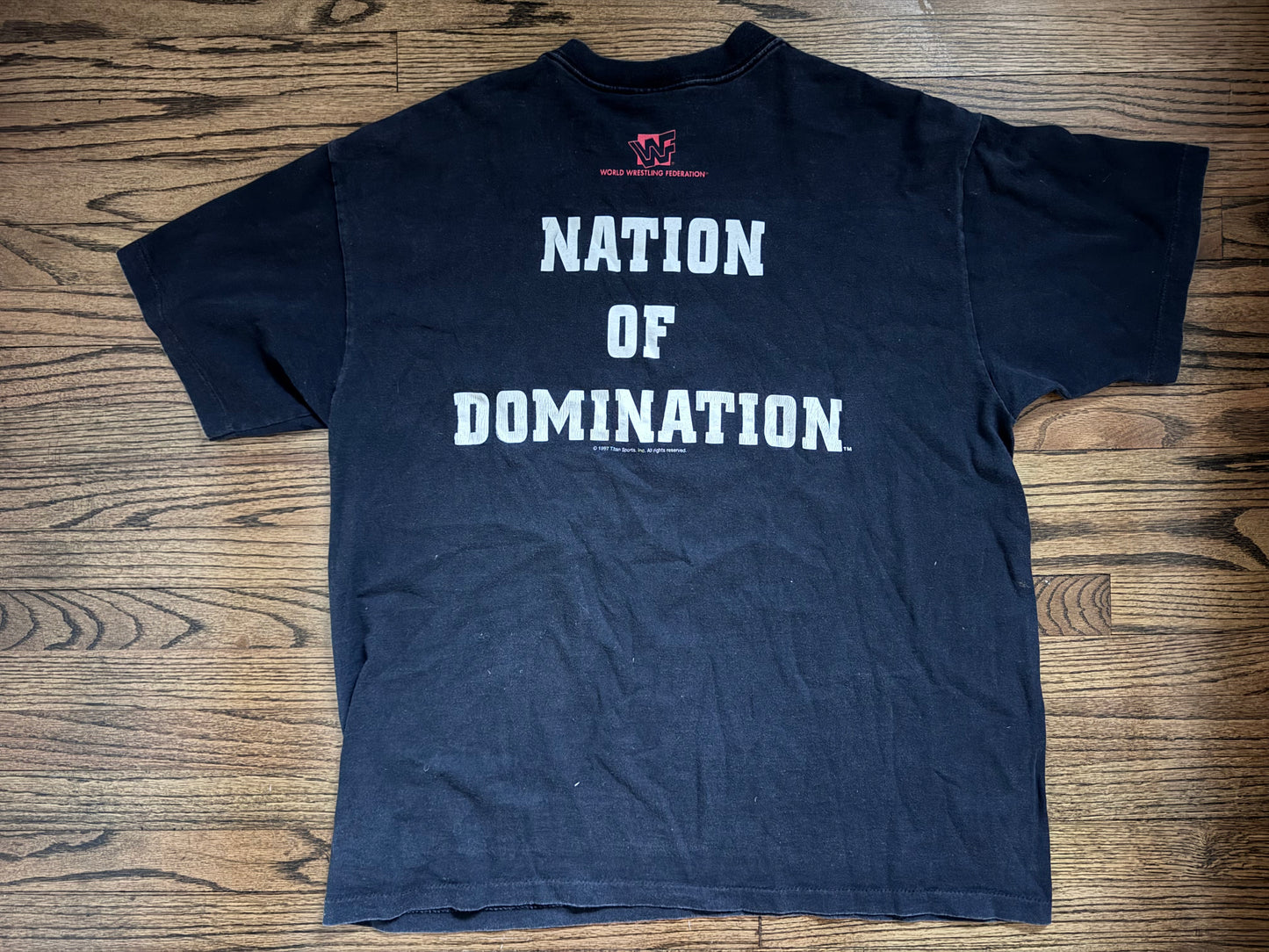 1997 WWF Nation of Domination two sided shirt