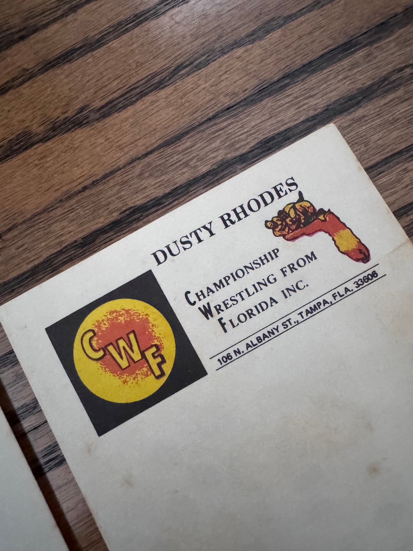 1982 (Approx) NWA CWF Dusty Rhodes’s personal envelopes (set of 2)