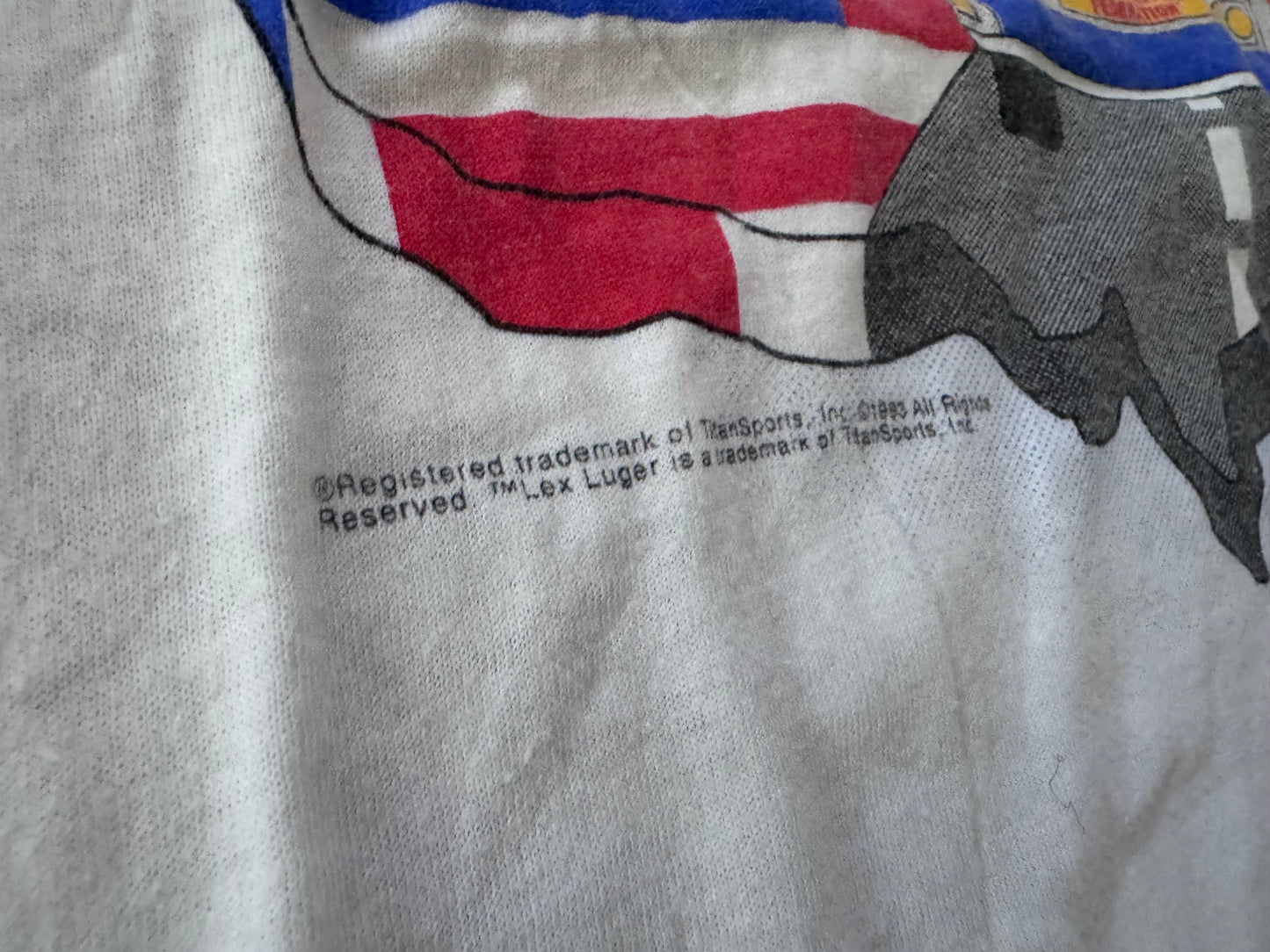 1993 WWF “Made In America” Lex Luger “Call to Action Campaign” tour shirt