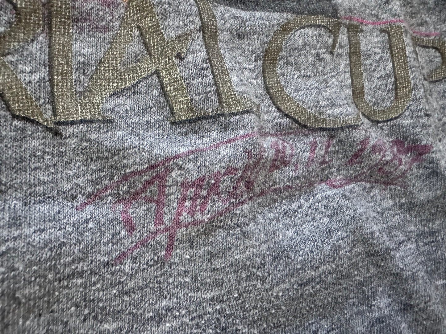 1987 NWA JCP Jim Crockett Sr. Memorial Cup shirt