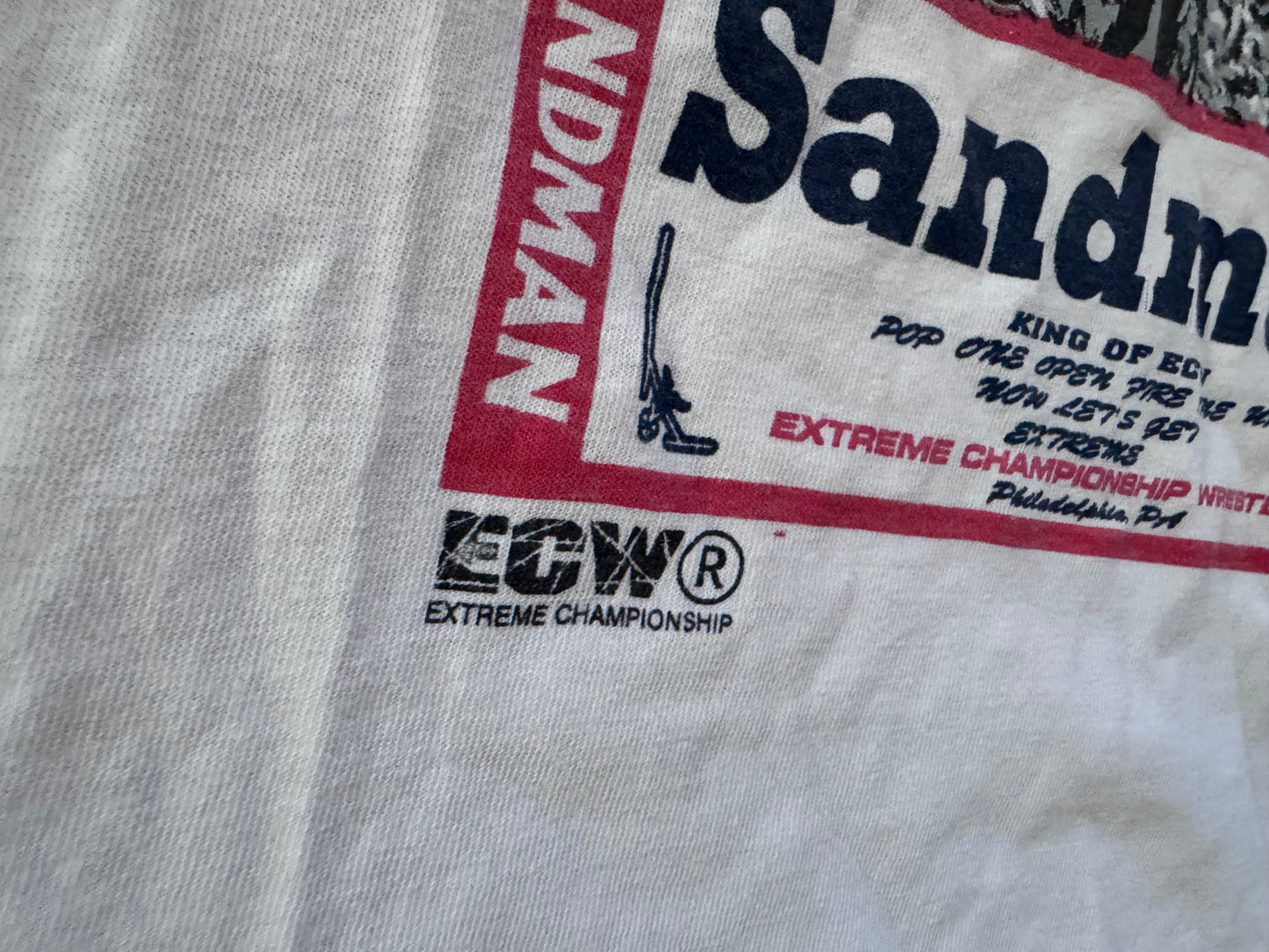 1997 ECW Sandman “Blood, Sweat and Beers” shirt