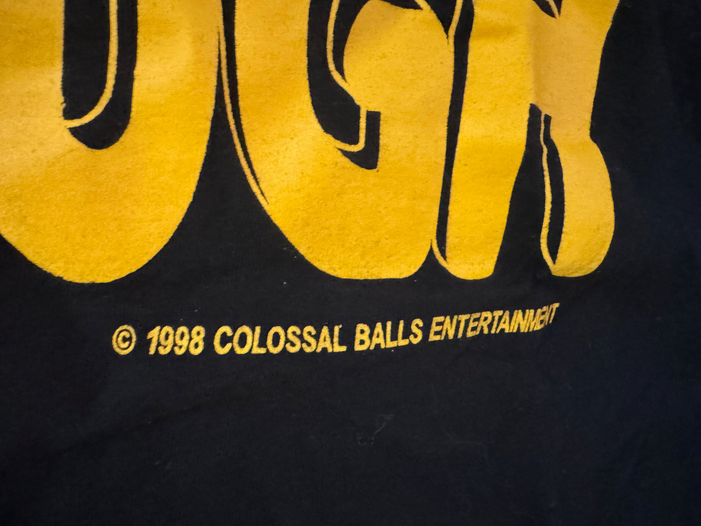 1998 WWF “The Black Hart” Owen Hart “Enough is Enough, It’s Time 4 A Change” two sided shirt