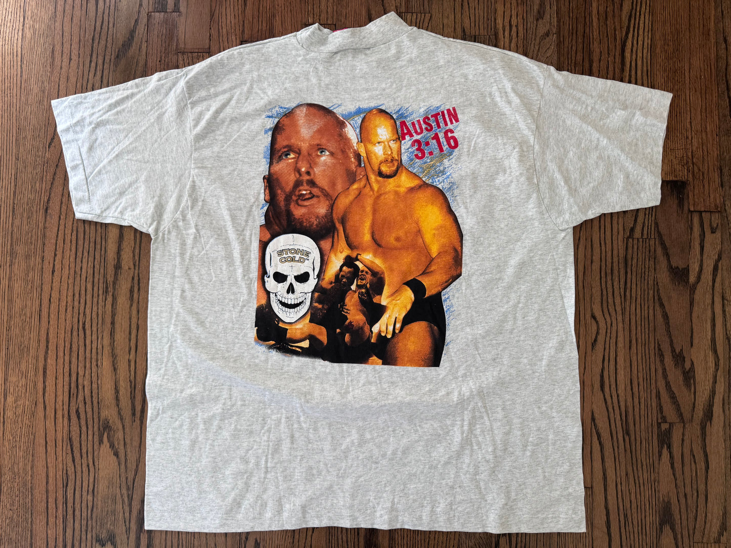 2000 WWF Stone Cold Steve Austin two sided parking lot bootleg