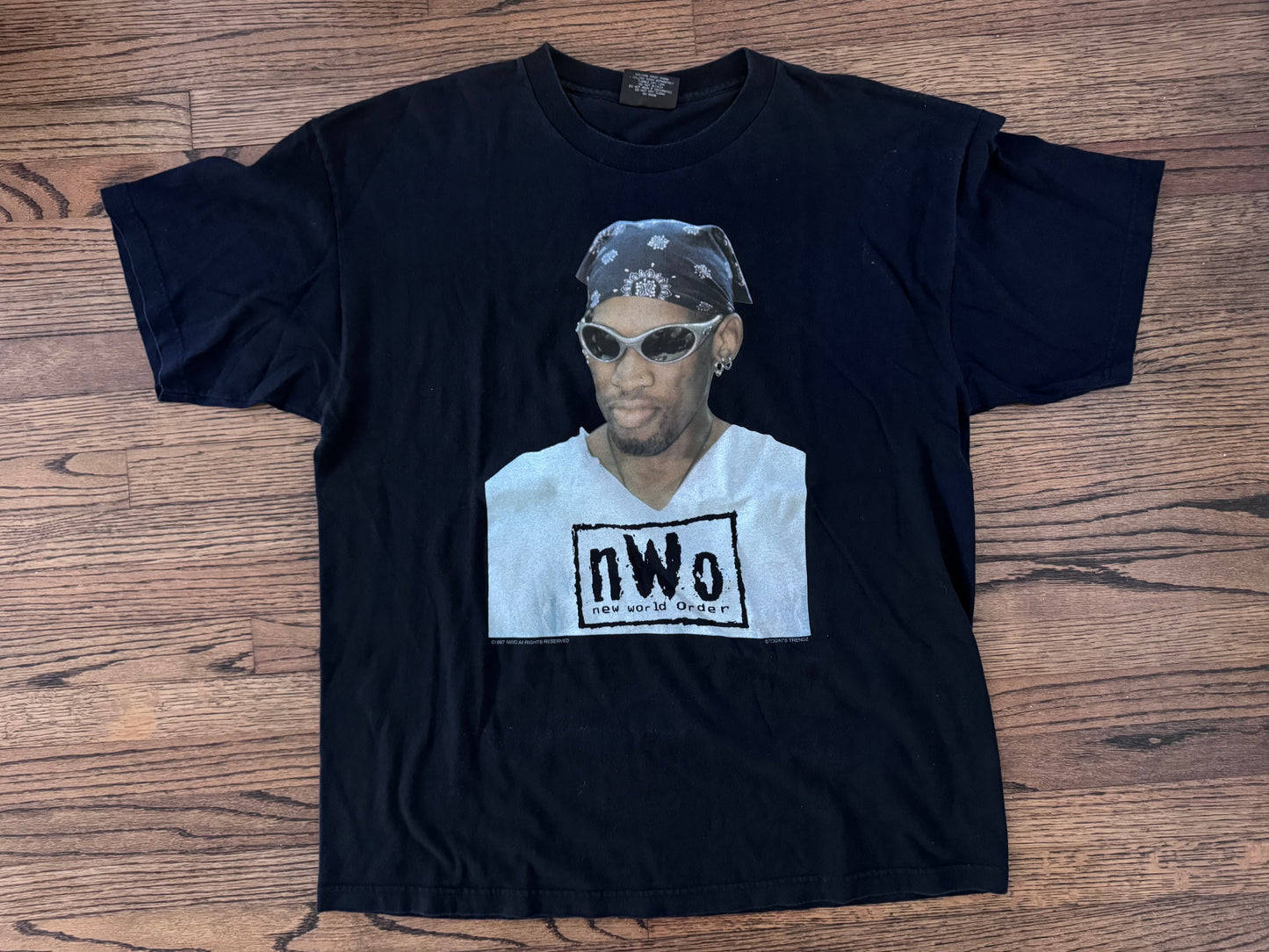 1997 WCW / n.W.o. “Rodzilla” Dennis Rodman shirt