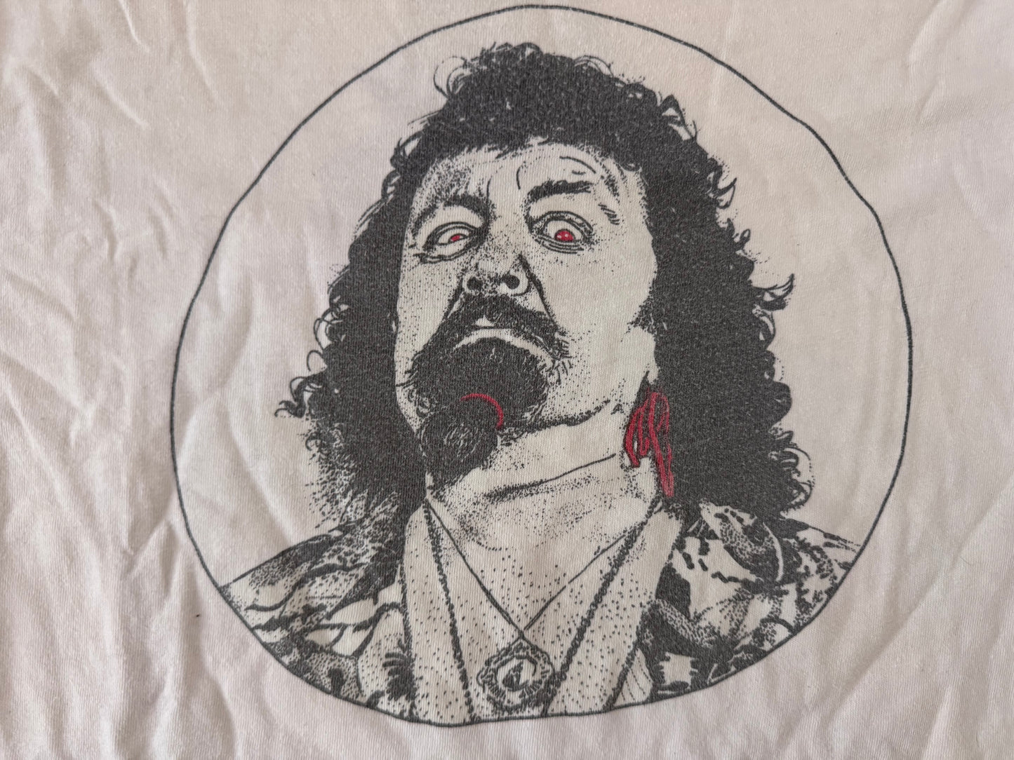 1987 Captain Lou Albano “Ugly Bartender Contest” 🚫 Multiple Sclerosis shirt
