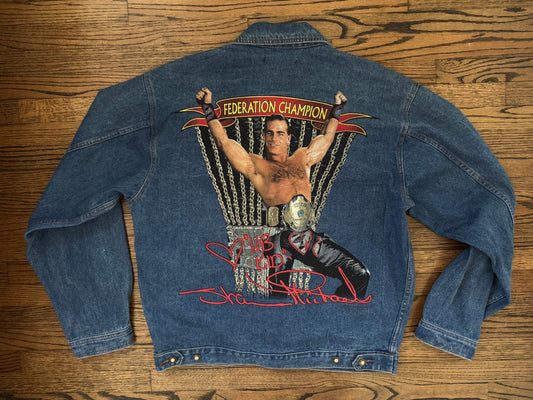 1996 WWF “The Heartbreak Kid” Shawn Michaels “Kickin’ It With the Kilq” World Heavyweight Champion denim jacket (only given to friends and family)