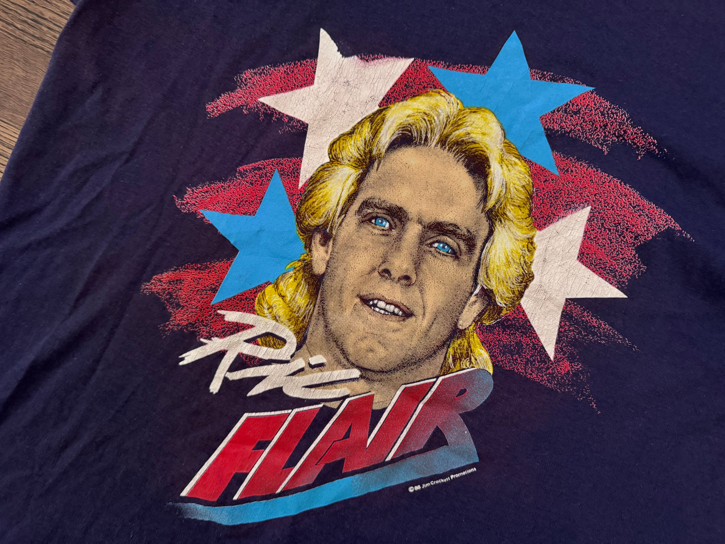 1986 NWA JCP “The Nature Boy” Ric Flair shirt