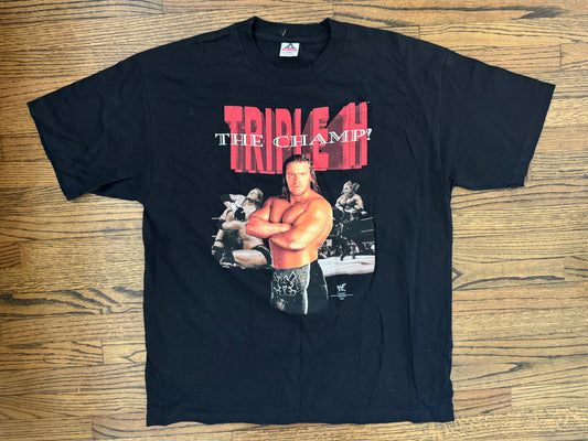 1999 WWF “The Champ!” Triple H two sided shirt
 