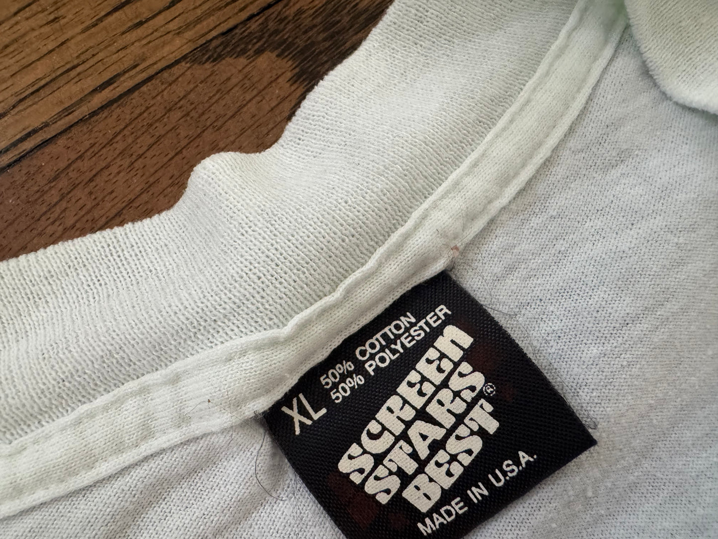 1990 WCW Fabulous Freebirds catalog shirt featuring “Gorgeous” Jimmy Garvin and Michael “PS” Hayes