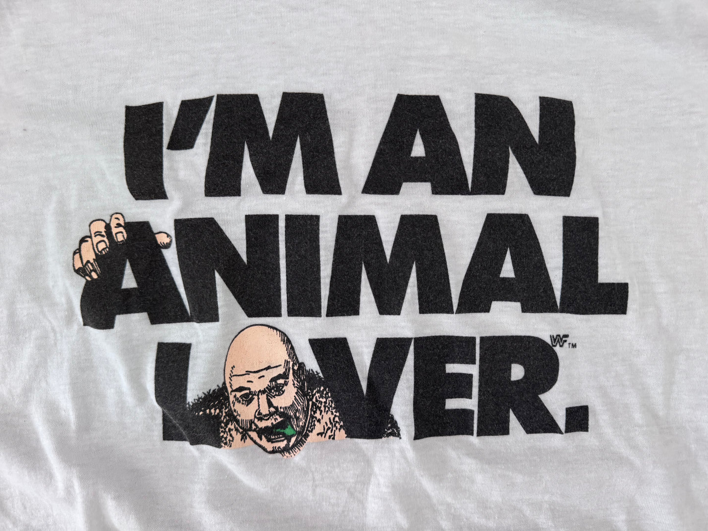 1987 WWF George “The Animal” Steele catalog shirt