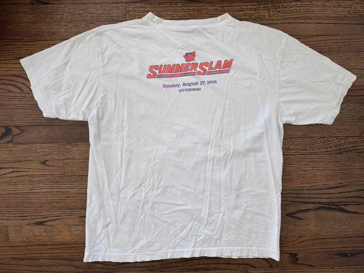 1995 WWF Summerslam “Face the Heat” event shirt featuring “Big Daddy Cool” Diesel

Size: XL (Tagless)