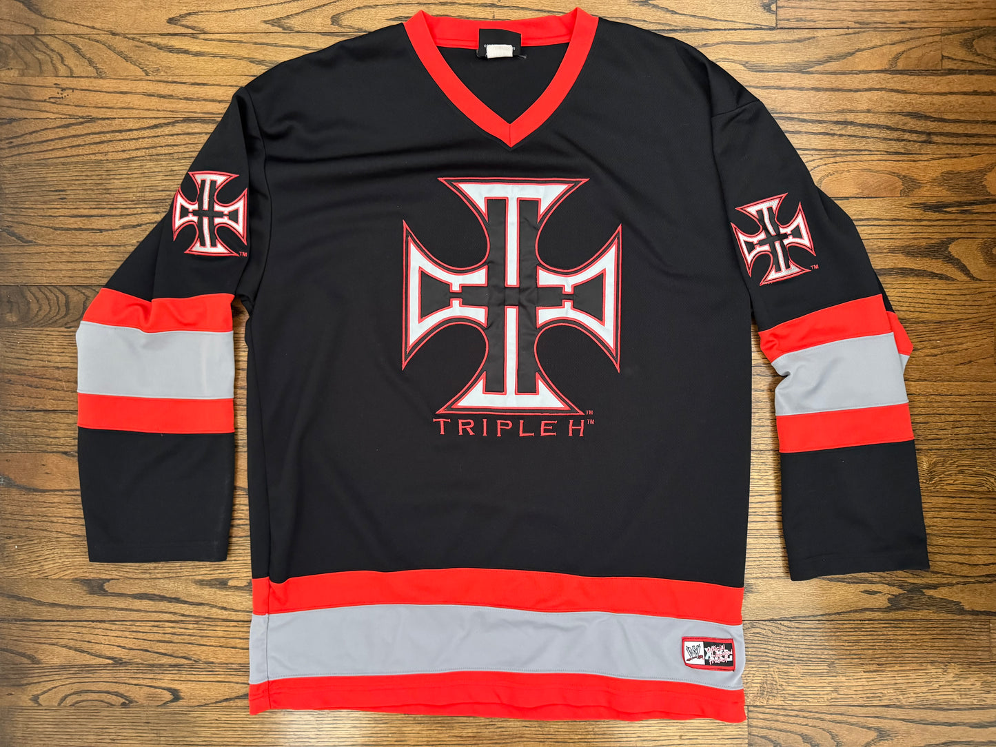 2004 (Yep) WWE Triple H hockey jersey