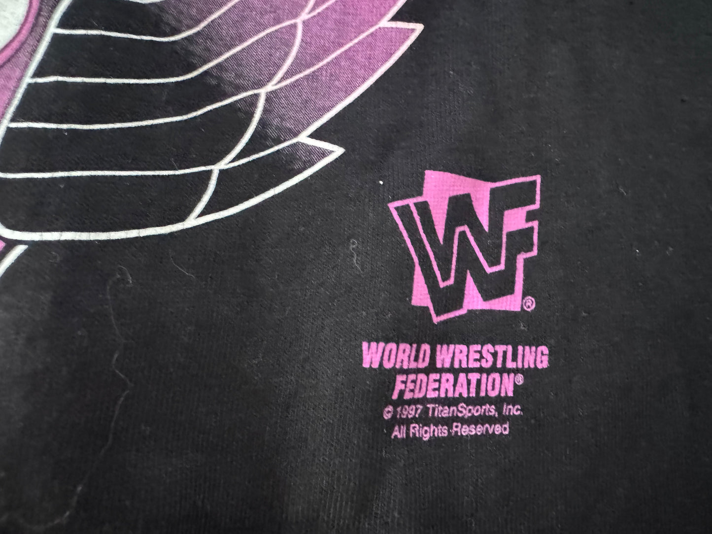 1997 WWF Bret “The Hitman” Hart signed shirt