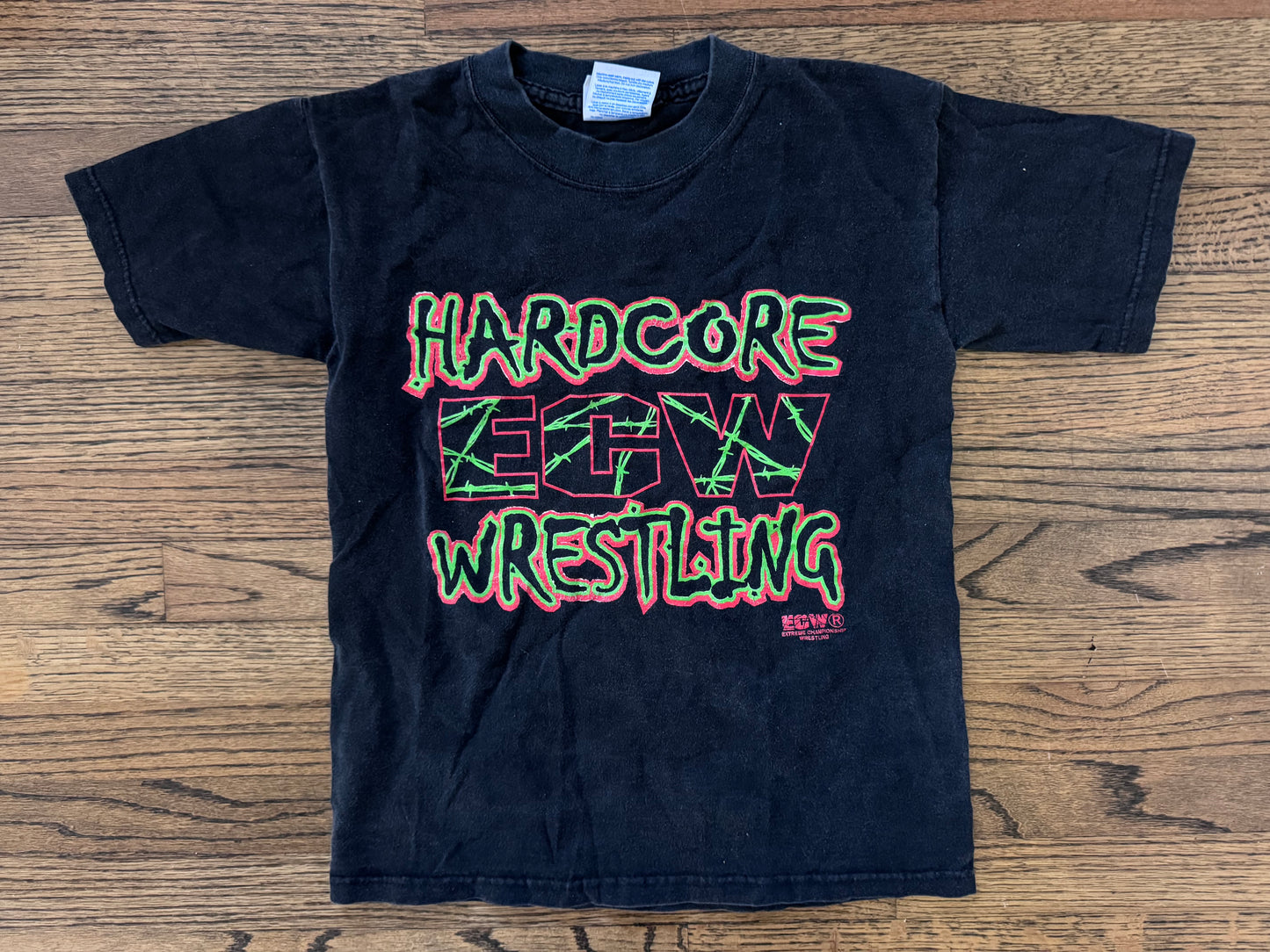 1998 ECW Kid’s size two sided roster shirt