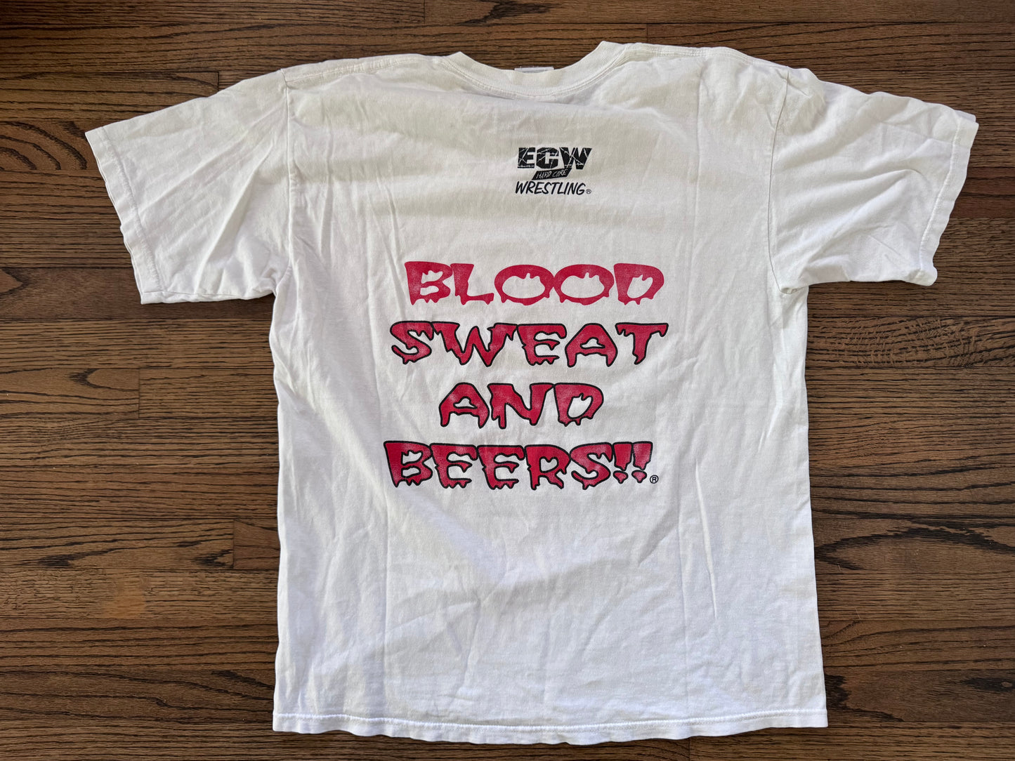 1997 ECW Sandman “Blood, Sweat and Beers” shirt