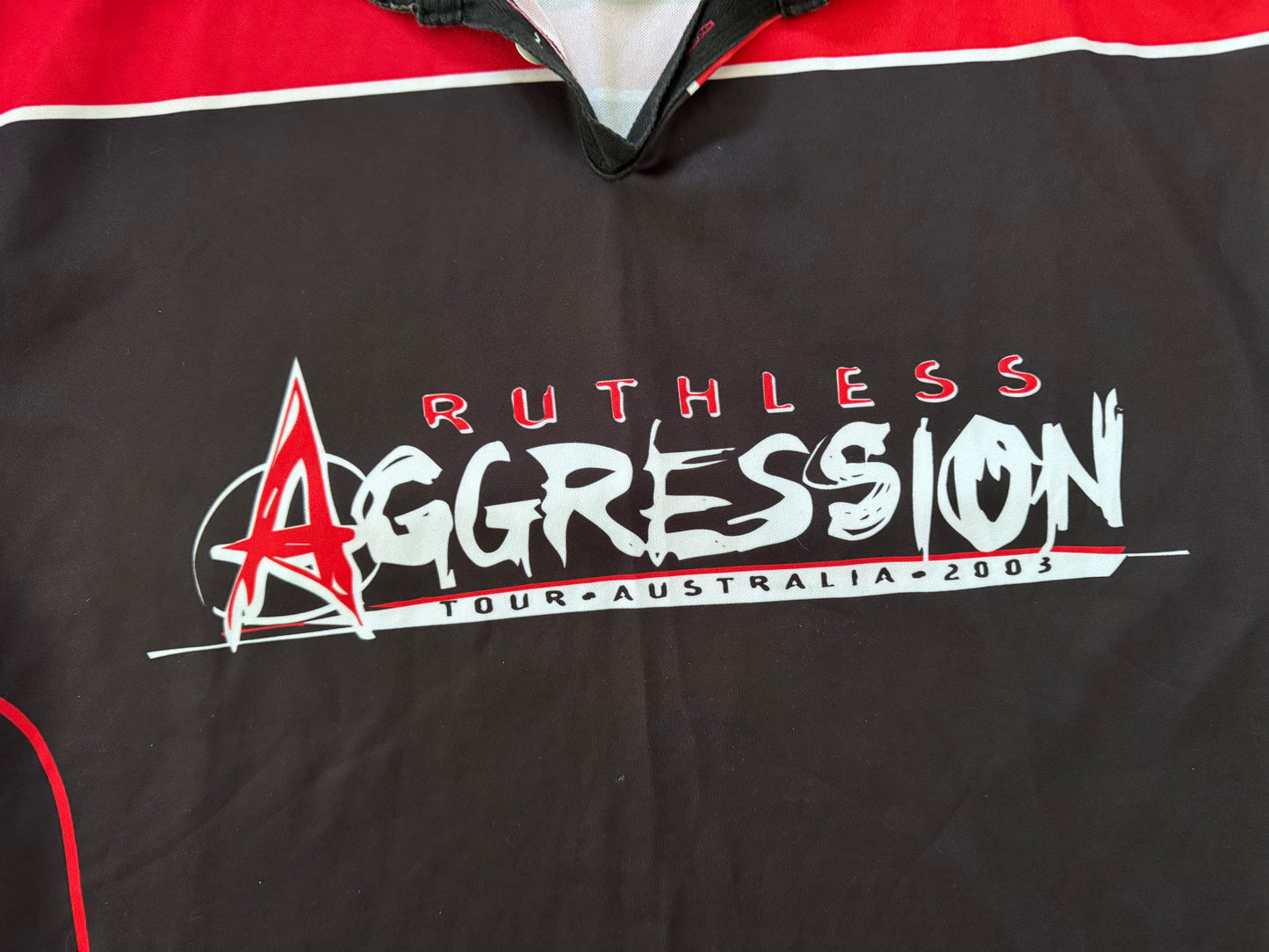 2003 WWE Ruthless Aggression collared jersey