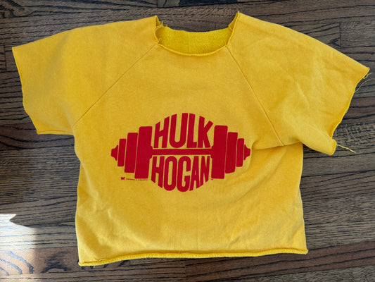 1989 WWF Hulk Hogan pre cut sweat top
