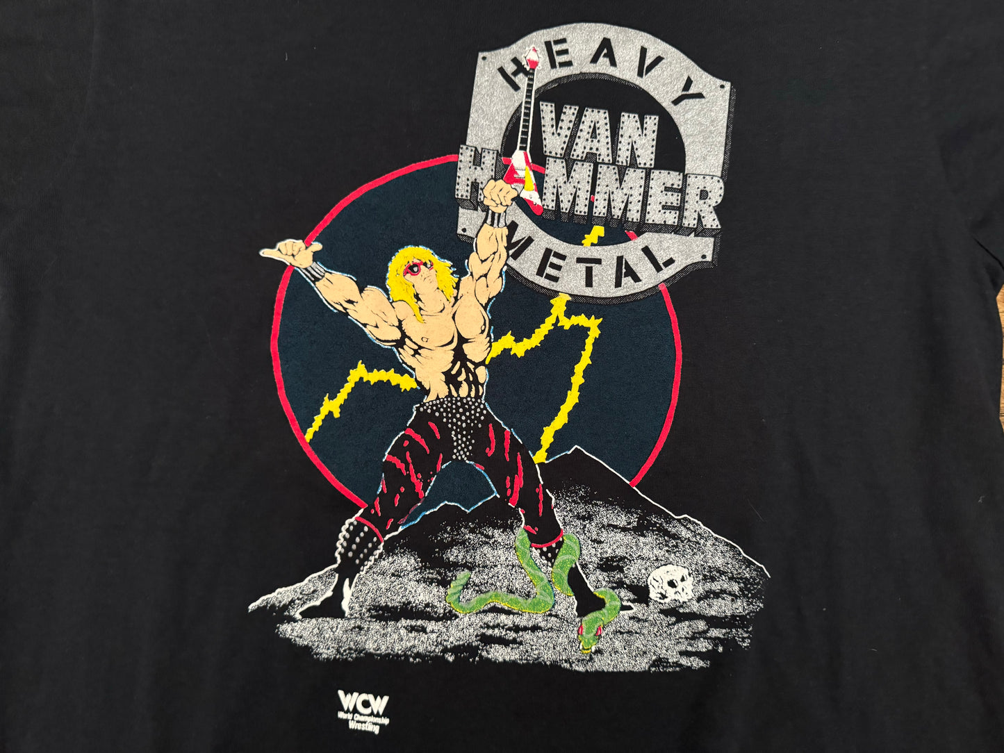 1991 WCW “Heavy Metal” Van Hammer catalog shirt