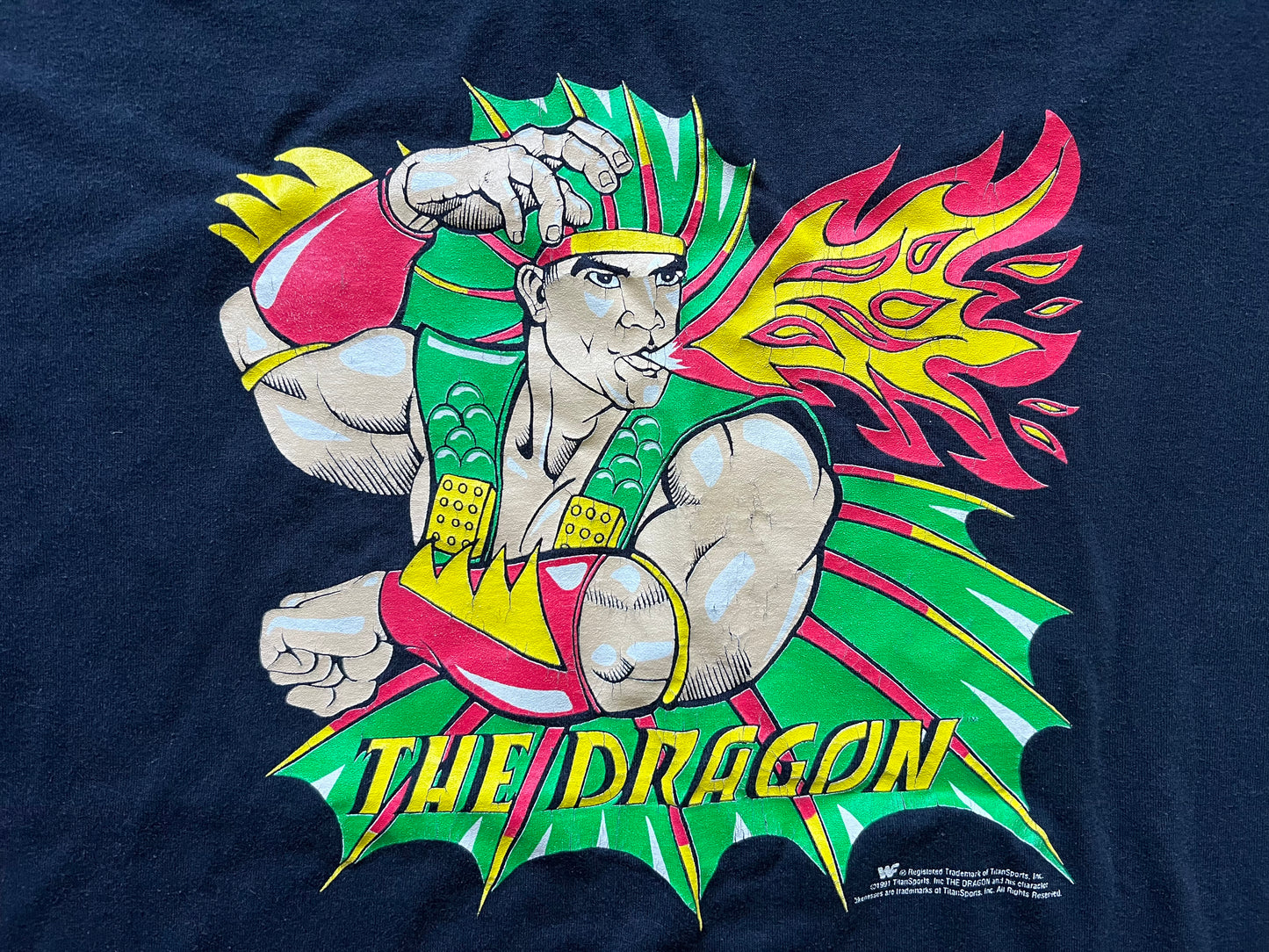 1991 WWF Ricky “The Dragon” Steamboat shirt