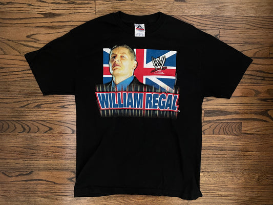 2002 WWE William Regal “Power of the Punch” two sided shirt