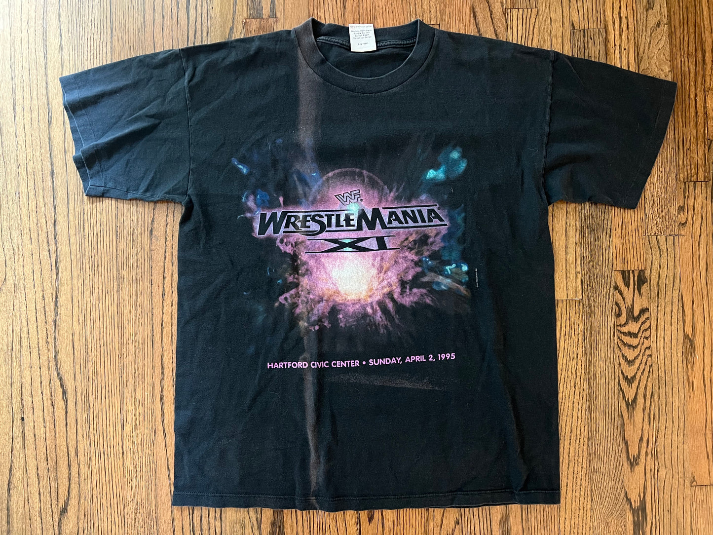 1995 WWF Wrestlemania XI Shirt with flaws
