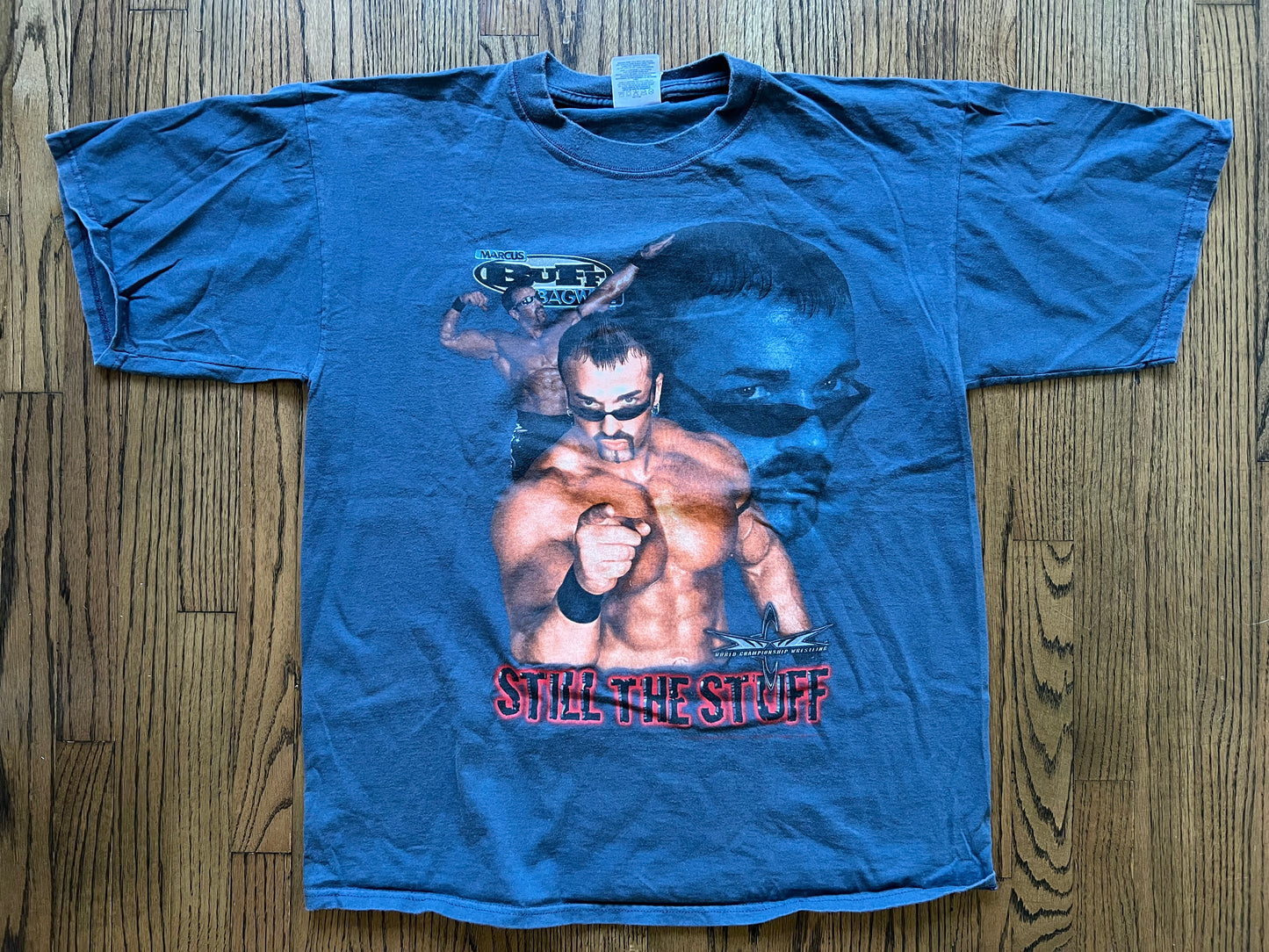 1999 WCW Buff Bagwell “Buff Is The Stuff” shirt