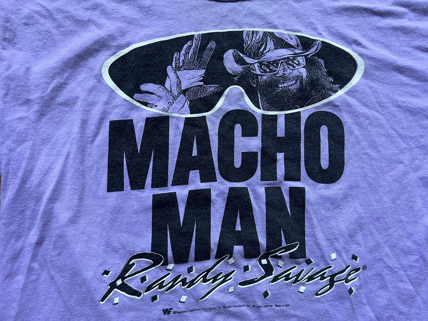 1992 WWF “Macho Man” Randy Savage shirt