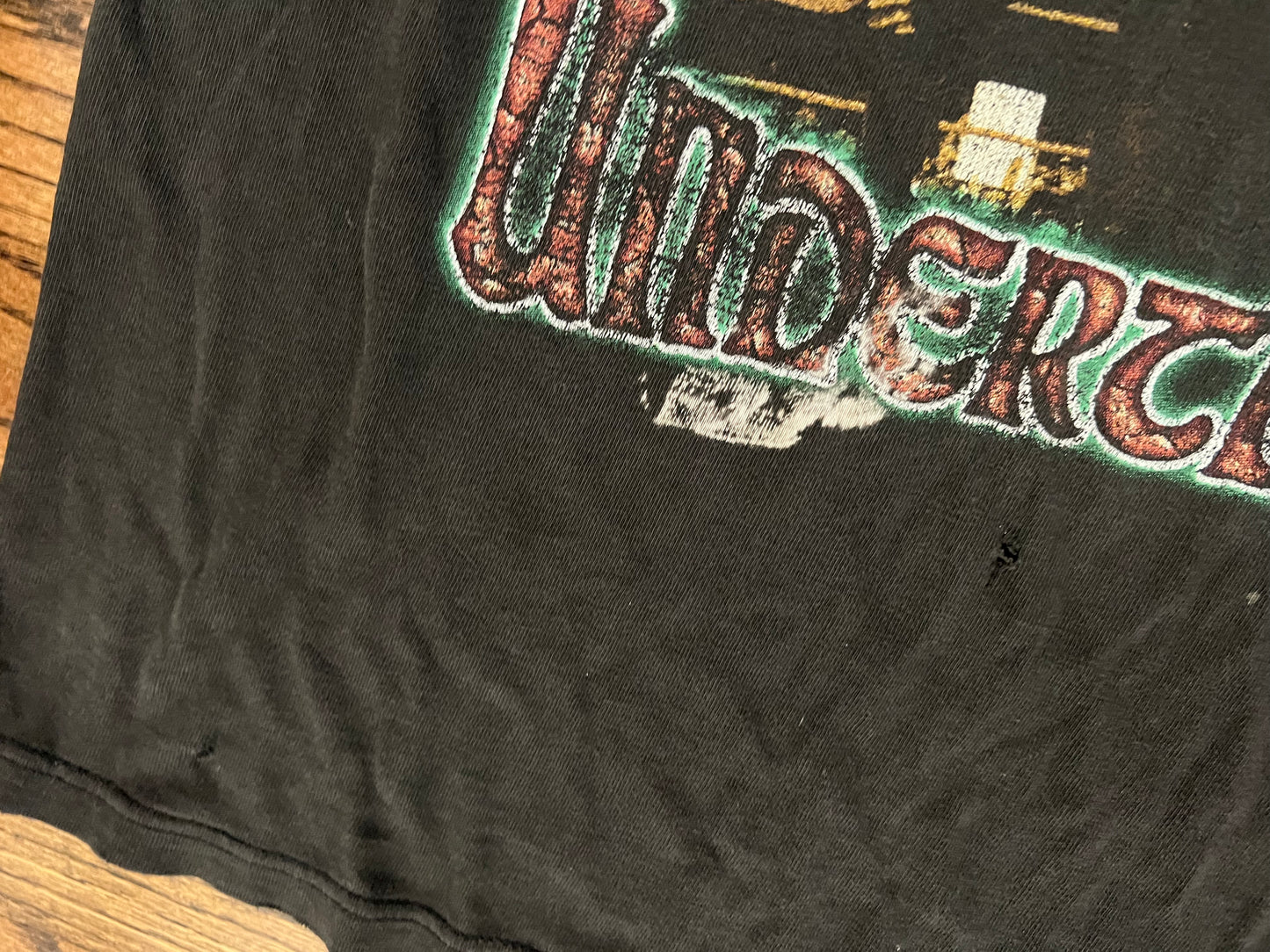 1998 WWF Undertaker “Unforgiven” Rap Tee style two sided bootleg shirt