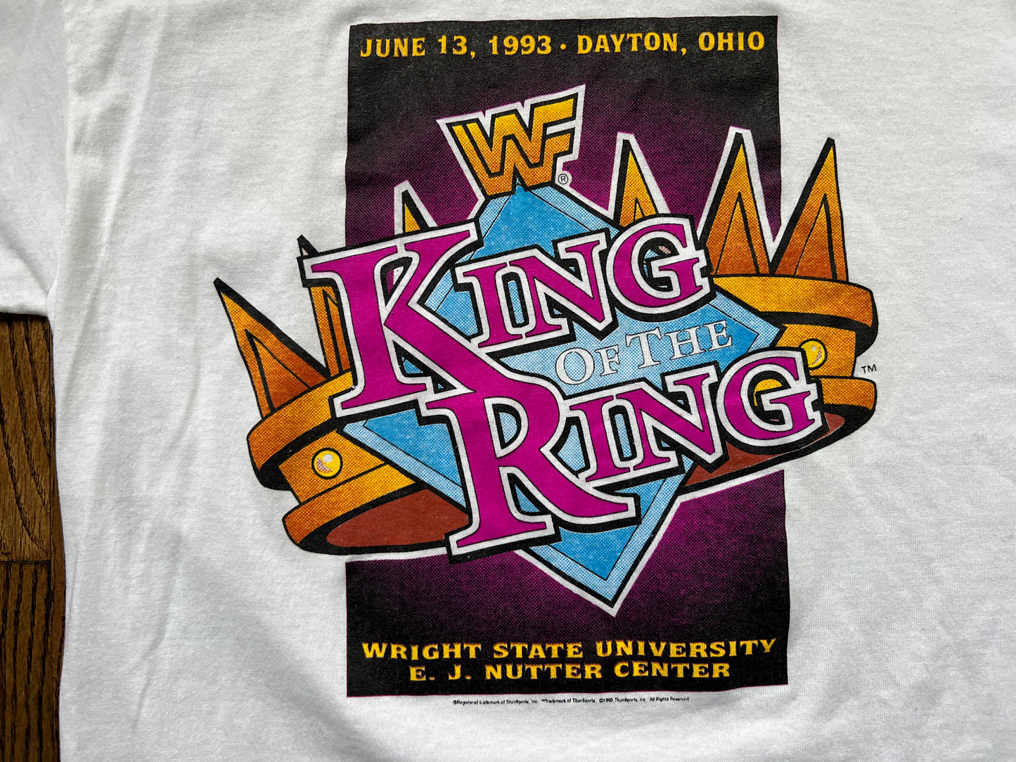1993 WWF King of the Ring shirt