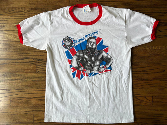 1991 WWF British Bulldog shirt