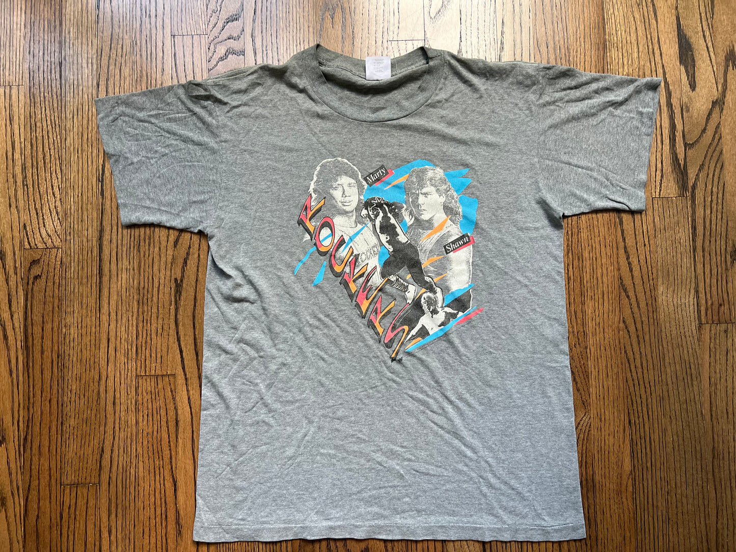 1990 WWF Rockers shirt featuring Shawn Michaels and Marty Jannetty
