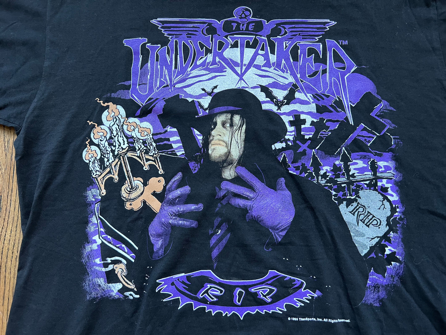 1995 WWF Undertaker two sided shirt