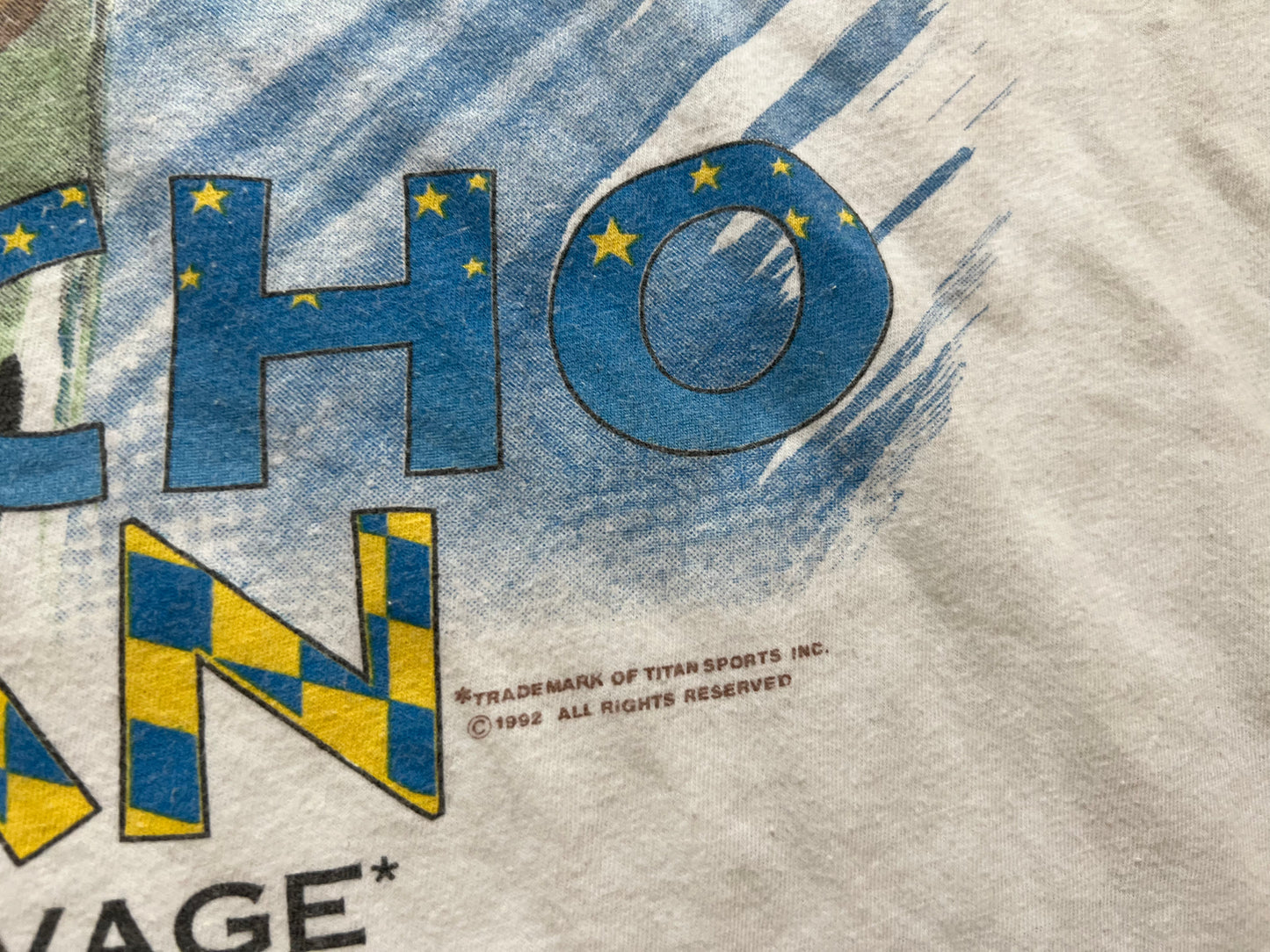 1992 “Macho Man” Randy Savage German Tour shirt