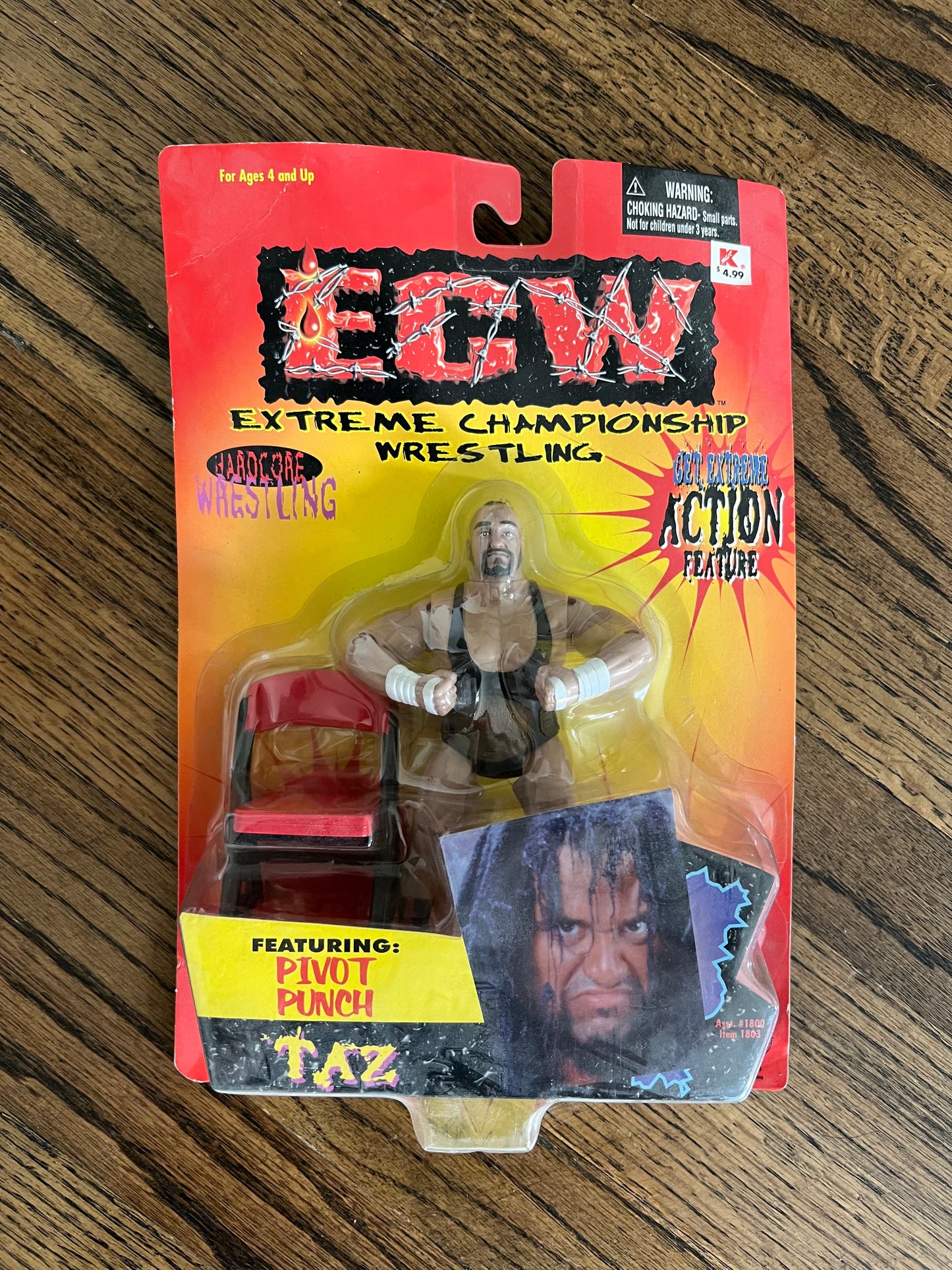1999 ECW Taz Figure
