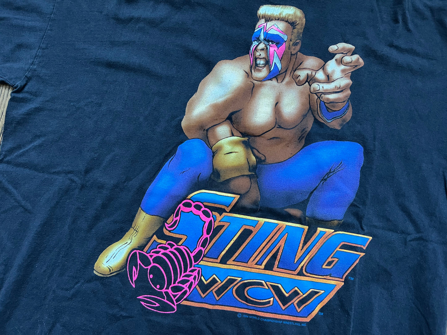 1994 WCW Sting “Scorpion Death Lock” shirt