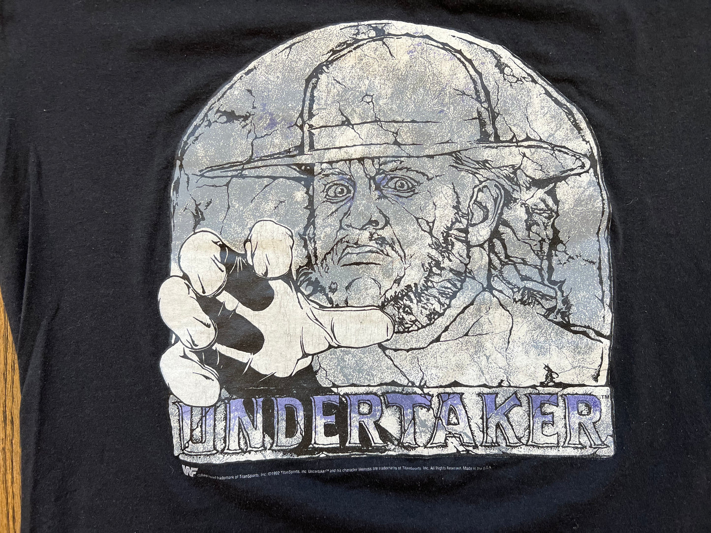 1992 WWF Undertaker 3D shirt