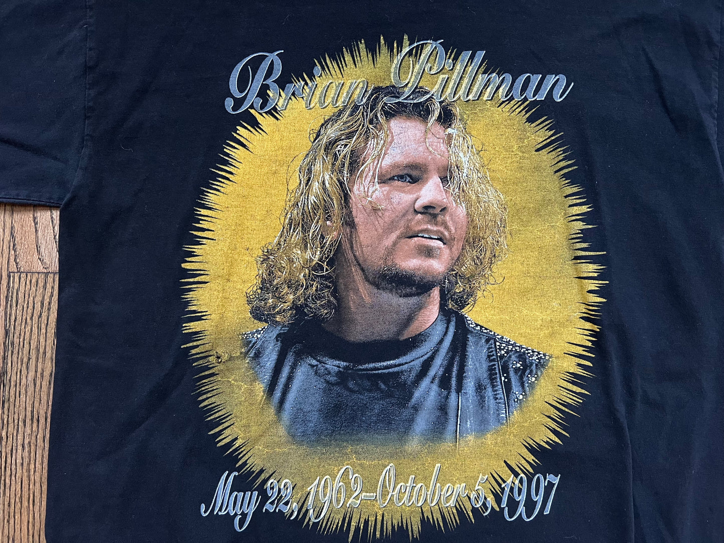 1997 WWF Brian Pillman Memorial two sided shirt