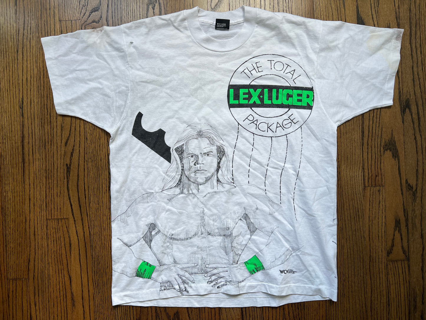 1991 WCW “The Total Package” Lex Luger shirt