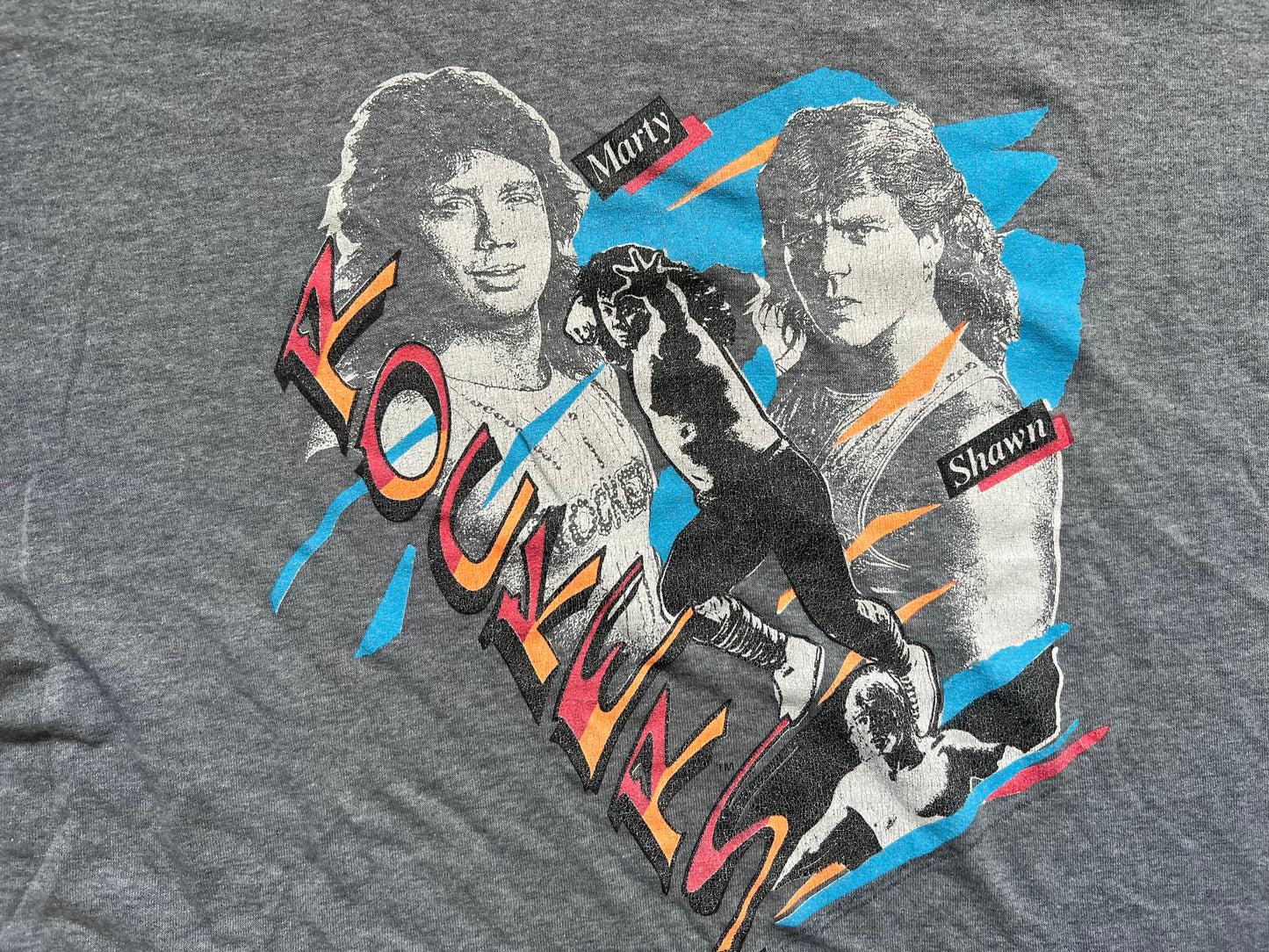 1990 WWF Rockers shirt featuring Shawn Michaels and Marty Jannetty