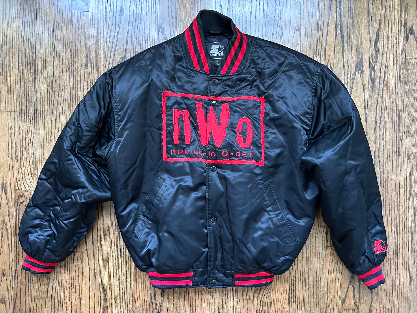 1998 WCW / n.W.o. New World order logo Starter Jacket
