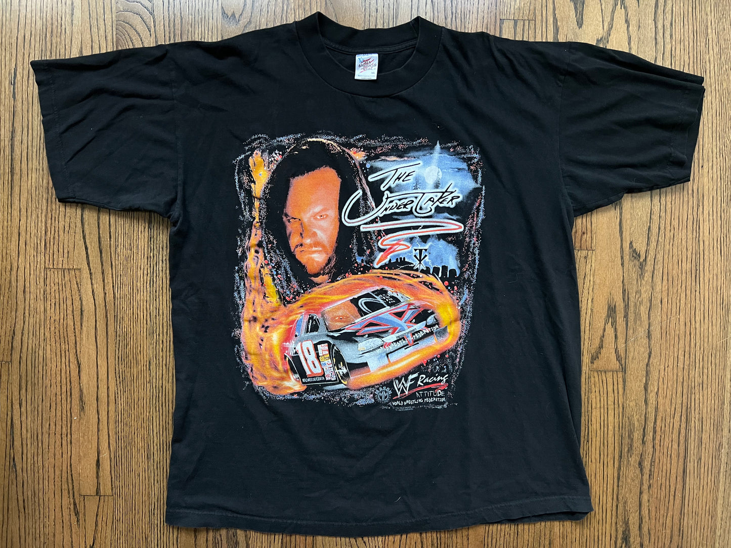 1999 WWF Racing Undertaker shirt