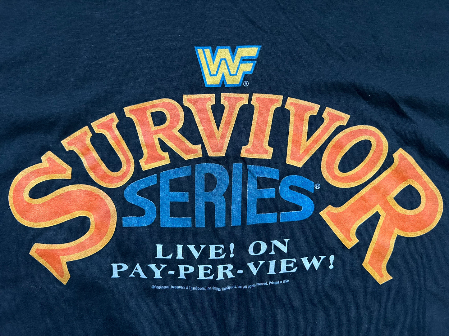 1993 WWF Survivor Series shirt