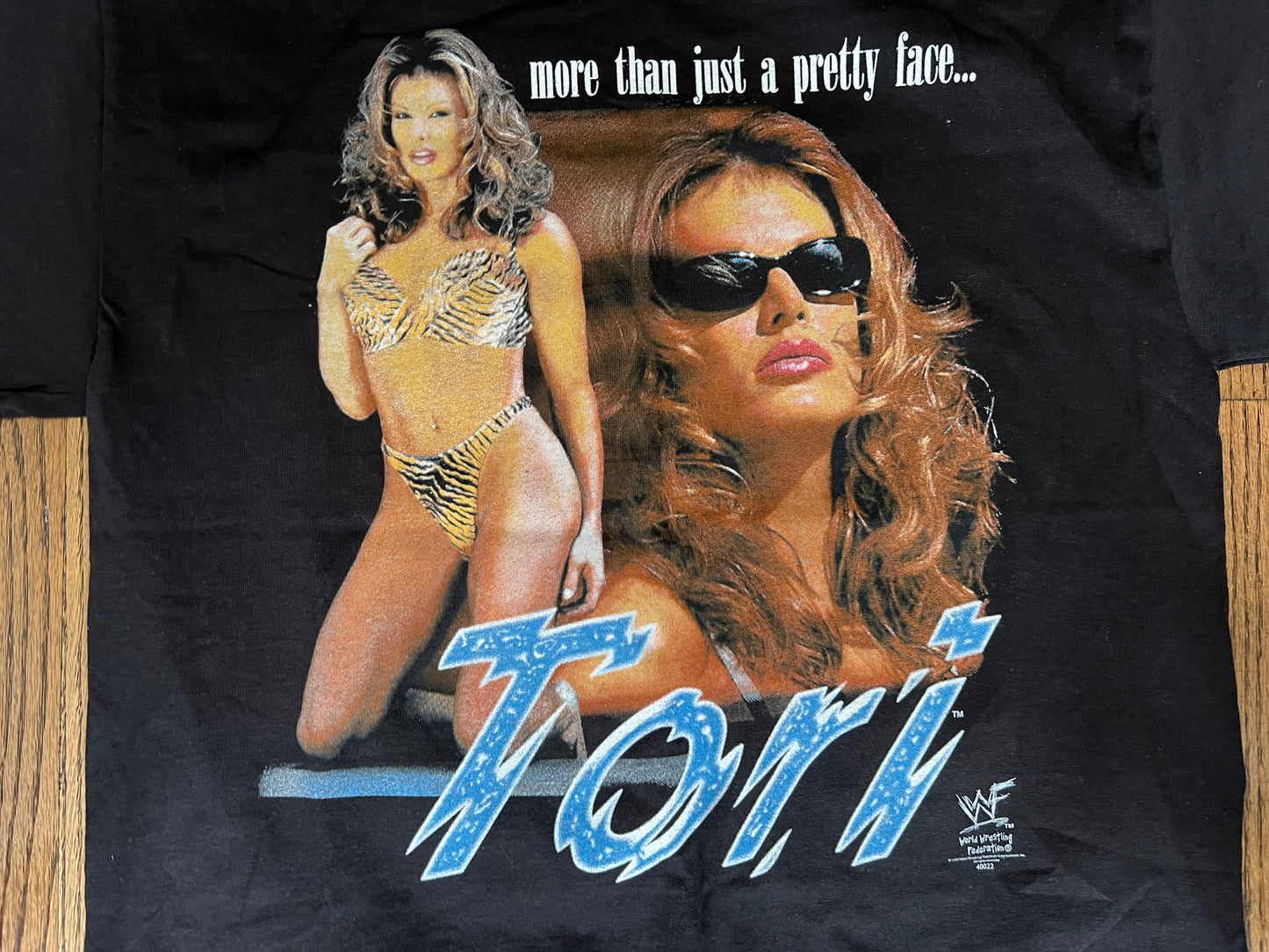 1999 WWF Tori “More than just a pretty face shirt
