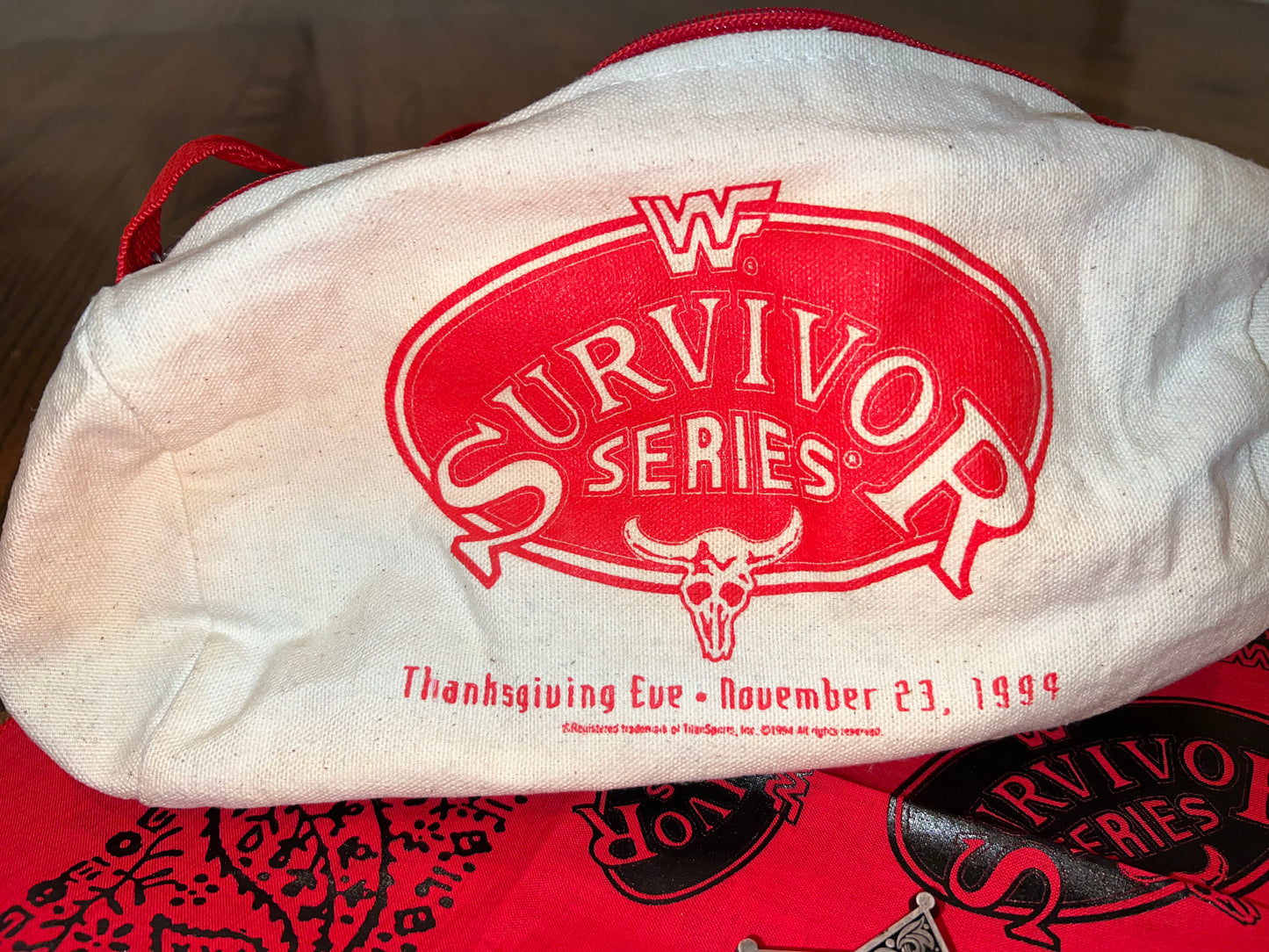 Mostly Mint 1994 WWF Survivor Series Souvenir set