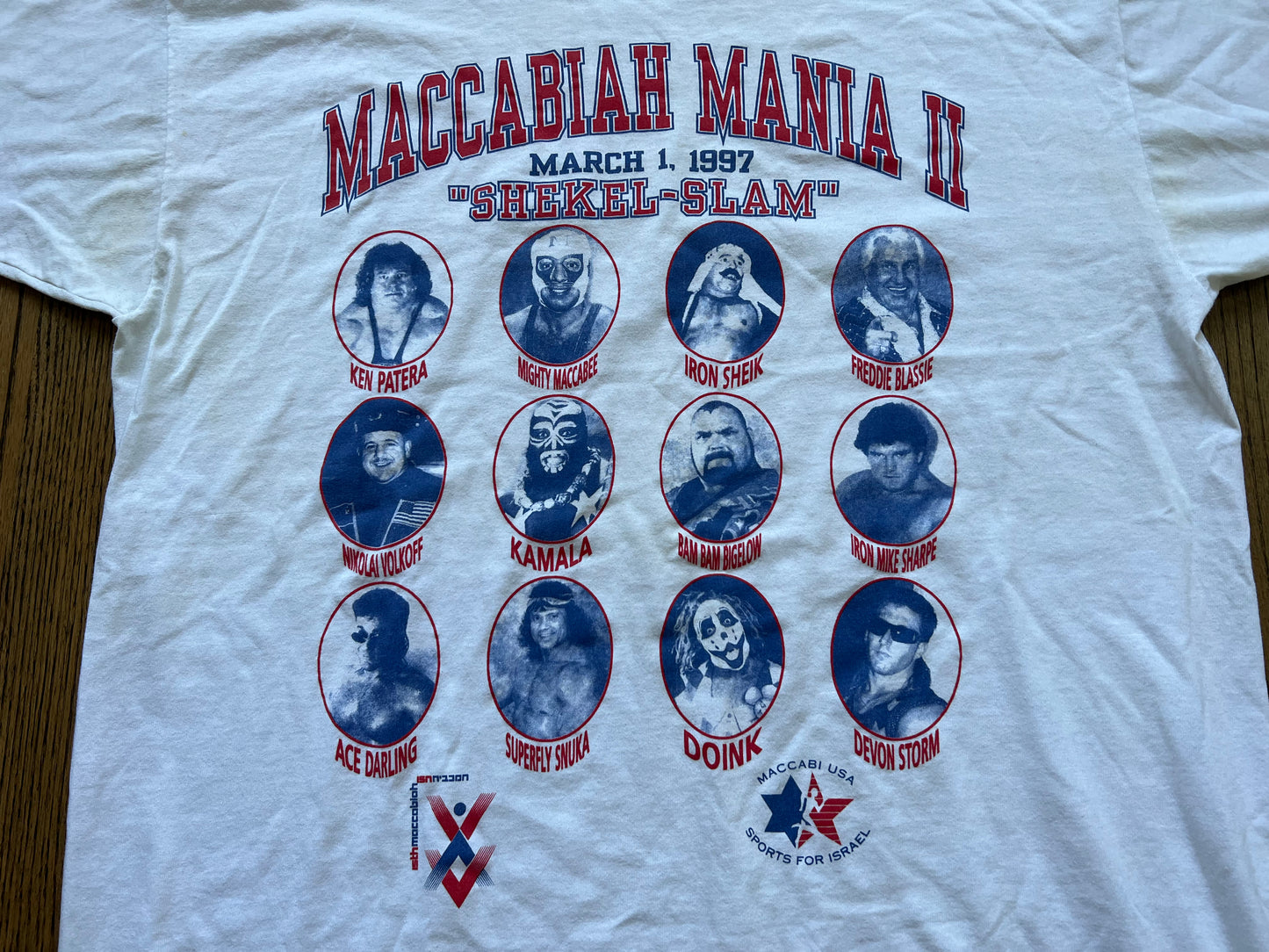 1997 Maccabiah mania shirt