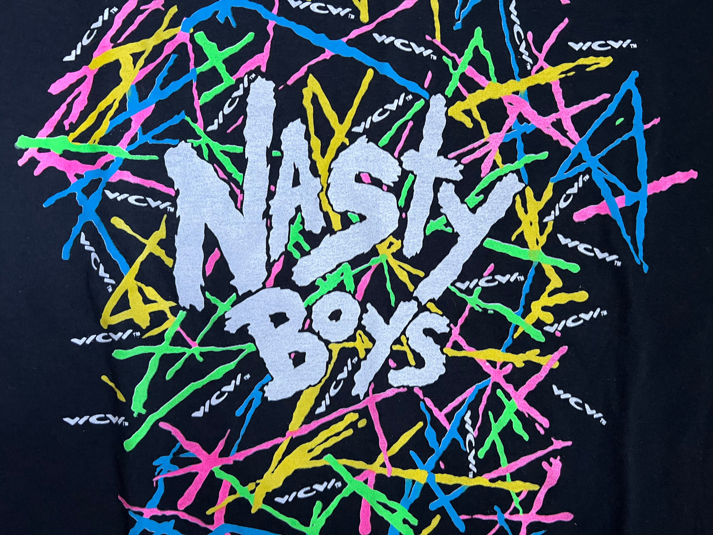 1994 WCW Nasty Boys two sided shirt
